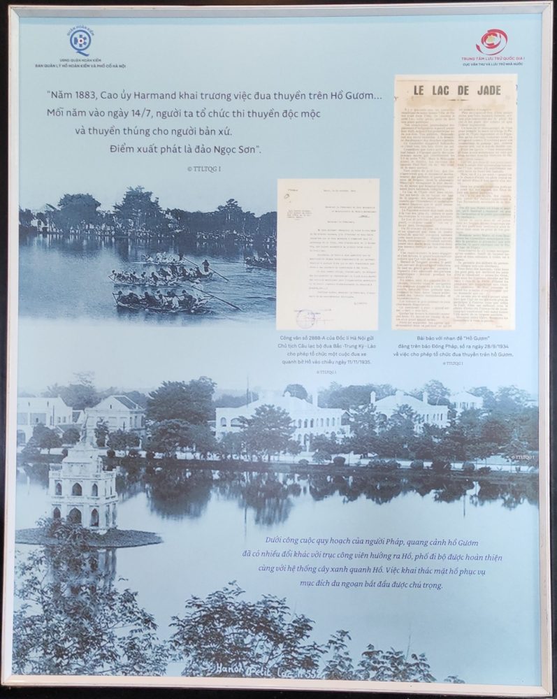 Triển lãm trưng bày tư liệu với chủ đề “Hồ Gươm, Giao Lộ - Đông Tây”