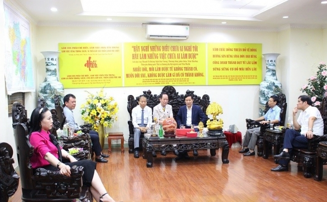 Chủ tịch VCCI tham dự buổi gặp mặt doanh nhân Thái Bình nhân Ngày Doanh nhân Việt Nam