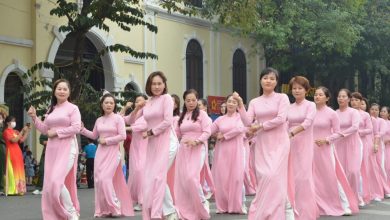 Chương trình đồng diễn và giao lưu các Câu lạc bộ dân vũ phụ nữ Hà Nội 2023