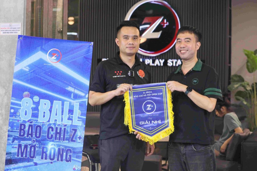 Cơ thủ làng báo hội ngộ tại Vô địch 8 - Ball Z+ Mở rộng