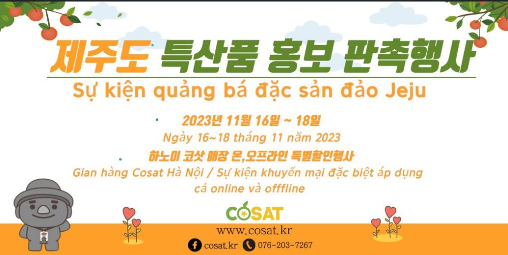 Jeju mang đặc sản đến Hà Nội