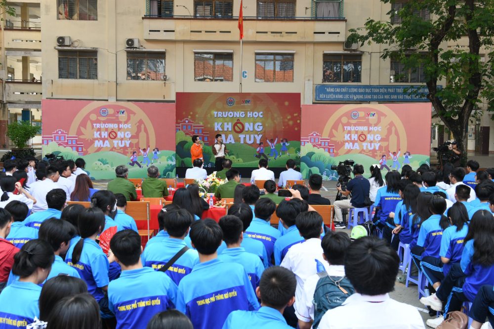 Diễn viên Xuân Nghị lan tỏa “Trường học không ma túy” Diễn viên Xuân Nghị lan tỏa “Trường học không ma túy”