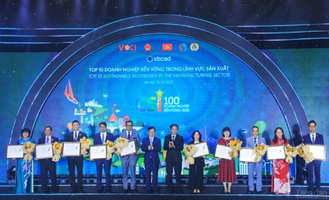 Chương trình CSI 2023 - Vinh danh 100 doanh nghiệp bền vững Việt Nam Chương trình CSI 2023 - Vinh danh 100 doanh nghiệp bền vững Việt Nam