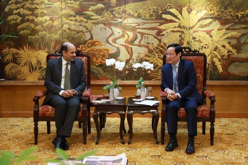 Ấn Độ đặt mục tiêu tăng 5 tỷ USD giao thương với Việt Nam Ấn Độ đặt mục tiêu tăng 5 tỷ USD giao thương với Việt Nam