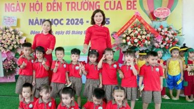 Tưng bừng ngày khai giảng năm học mới tại Trường Mầm non Đông Quang