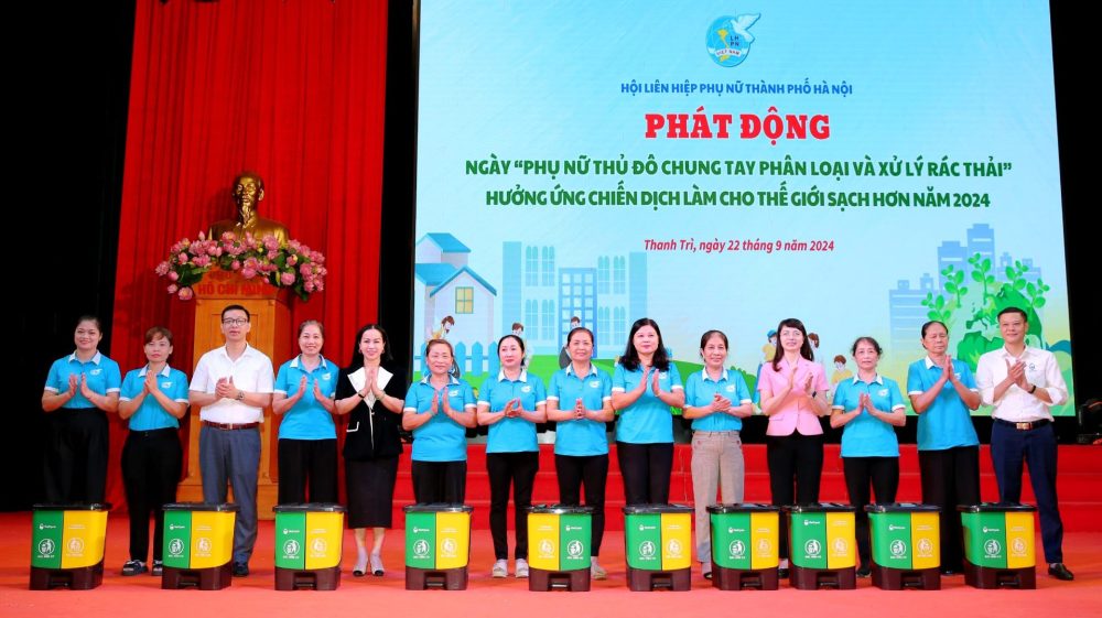 Phụ nữ Thủ đô hưởng ứng chiến dịch làm cho Thế giới sạch hơn năm 2024 Phụ nữ Thủ đô hưởng ứng chiến dịch làm cho Thế giới sạch hơn năm 2024