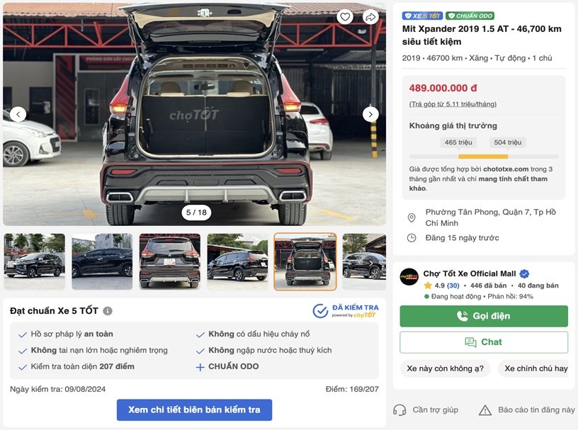 Chợ Tốt Xe nâng tầm trải nghiệm mua xe cũ với Livestream và tiêu chuẩn “Xe 5 Tốt” Chợ Tốt Xe nâng tầm trải nghiệm mua xe cũ với Livestream và tiêu chuẩn “Xe 5 Tốt”