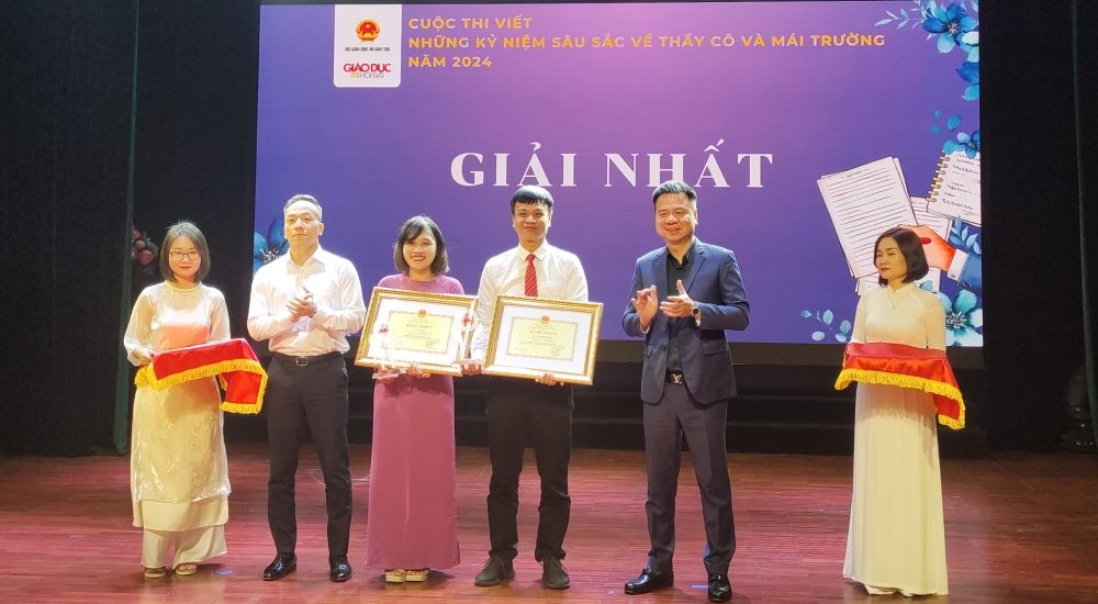 Trao giải cuộc thi viết “Những kỷ niệm sâu sắc về thầy cô và mái trường” năm 2024