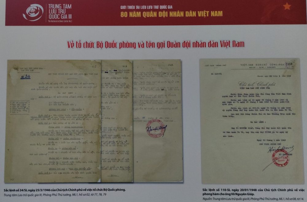 Giới thiệu tài liệu lưu trữ quốc gia về Quân đội nhân dân Việt Nam Giới thiệu tài liệu lưu trữ quốc gia về Quân đội nhân dân Việt Nam