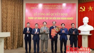 Công bố Quyết định thành lập và ra mắt Đảng bộ Tạp chí Diễn đàn Doanh nghiệp