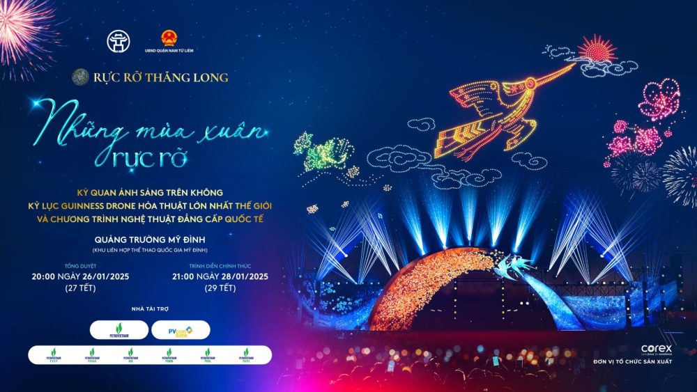 Hà Nội bừng sáng đêm giao thừa với chương trình nghệ thuật “Rực rỡ Thăng Long 2025” Hà Nội bừng sáng đêm giao thừa với chương trình nghệ thuật “Rực rỡ Thăng Long 2025”
