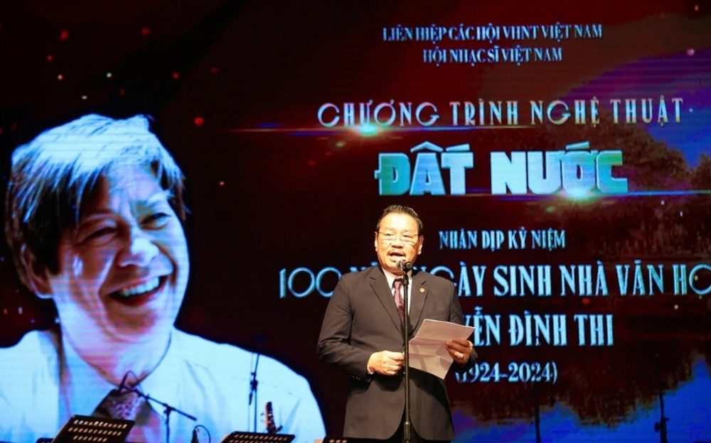 Chương trình nghệ thuật kỷ niệm 100 năm ngày sinh của Nguyễn Đình Thi Chương trình nghệ thuật kỷ niệm 100 năm ngày sinh của Nguyễn Đình Thi