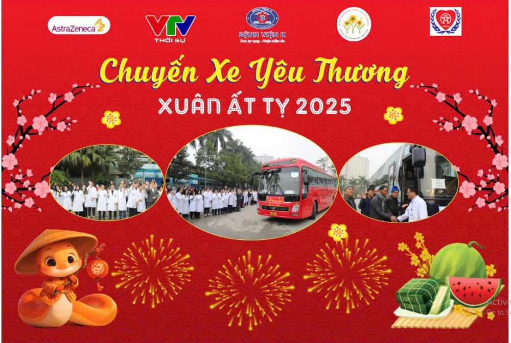 Bệnh viện K triển khai nhiều hoạt động ý nghĩa giúp người bệnh đón Xuân Ất Tỵ vẹn tròn Bệnh viện K triển khai nhiều hoạt động ý nghĩa giúp người bệnh đón Xuân Ất Tỵ vẹn tròn