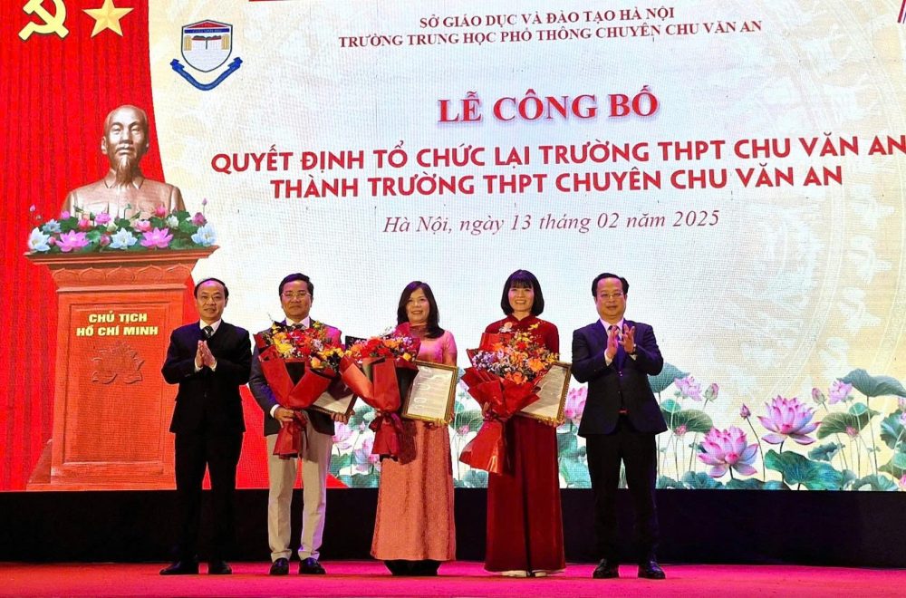 Chính thức công nhận trường THPT Chu Văn An thành trường chuyên Chính thức công nhận trường THPT Chu Văn An thành trường chuyên