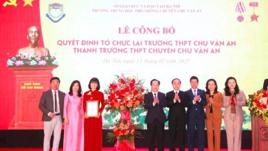 Chính thức công nhận trường THPT Chu Văn An thành trường chuyên