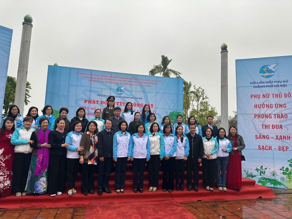 Phụ nữ Thủ đô phát động Tết trồng cây Xuân Ất Tỵ 2025 Phụ nữ Thủ đô phát động Tết trồng cây Xuân Ất Tỵ 2025