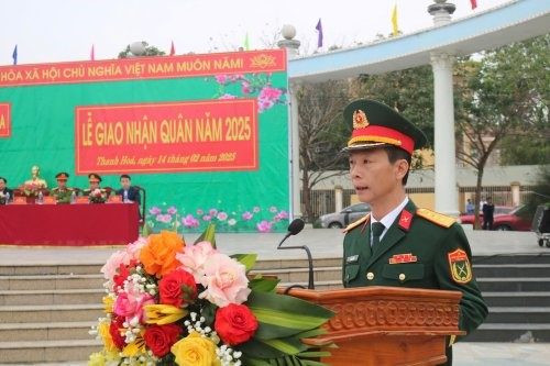 Huyện Hoằng Hóa (Thanh Hóa) long trọng tổ chức lễ giao nhận quân năm 2025 Huyện Hoằng Hóa (Thanh Hóa) long trọng tổ chức lễ giao nhận quân năm 2025