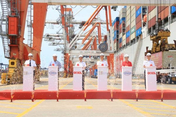 Cảng Tân Cảng - Cái Mép Thị Vải chào đón thành công chuyến tàu có tải trọng 166.000 DWT đầu tiên