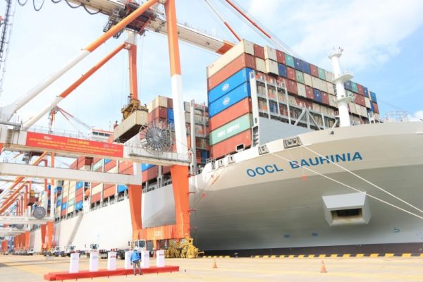 Cảng Tân Cảng - Cái Mép Thị Vải chào đón thành công chuyến tàu có tải trọng 166.000 DWT đầu tiên