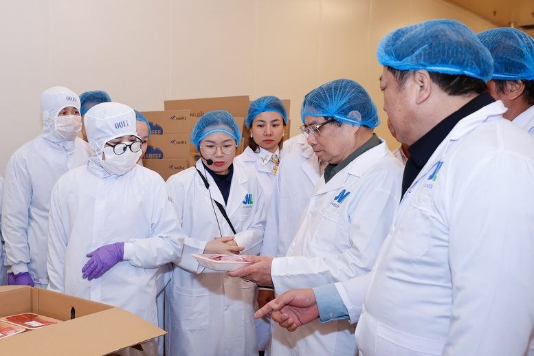 Thủ tướng thăm nhà máy thịt bò do các tập đoàn hàng đầu Việt - Nhật đầu tư Thủ tướng thăm nhà máy thịt bò do các tập đoàn hàng đầu Việt - Nhật đầu tư