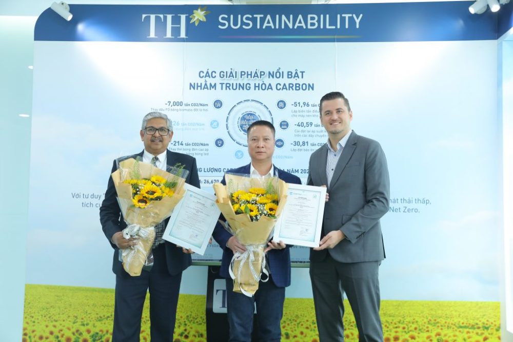 TH đạt chứng nhận quốc tế trung hòa carbon của Control Union
