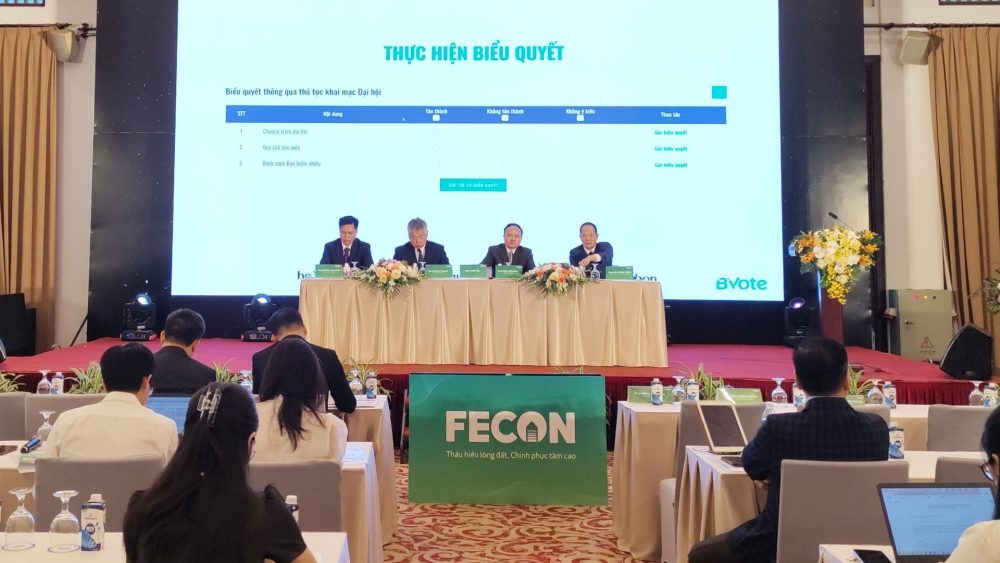 Tập trung các dự án phát triển hạ tầng, FECON đặt mục tiêu doanh thu hợp nhất 5.000 tỷ đồng năm 2025 Tập trung các dự án phát triển hạ tầng, FECON đặt mục tiêu doanh thu hợp nhất 5.000 tỷ đồng năm 2025