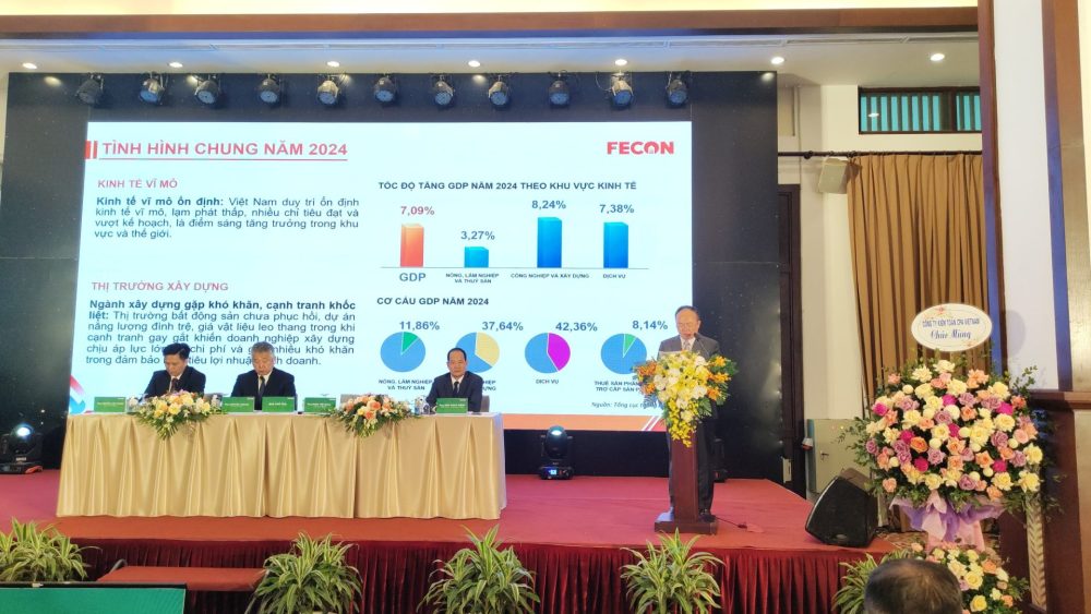 Tập trung các dự án phát triển hạ tầng, FECON đặt mục tiêu doanh thu hợp nhất 5.000 tỷ đồng năm 2025 Tập trung các dự án phát triển hạ tầng, FECON đặt mục tiêu doanh thu hợp nhất 5.000 tỷ đồng năm 2025