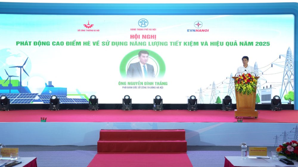 Hà Nội phát động cao điểm hè về sử dụng năng lượng tiết kiệm và hiệu quả năm 2025 Hà Nội phát động cao điểm hè về sử dụng năng lượng tiết kiệm và hiệu quả năm 2025