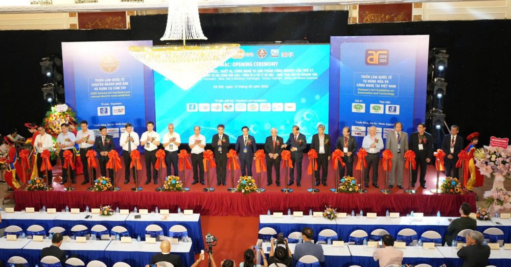 Khai mạc Triển lãm Quốc tế về Máy móc, Thiết bị, Công nghệ và Sản phẩm Công nghiệp lần thứ 21 - Vinamac Expo 2025 Khai mạc Triển lãm Quốc tế về Máy móc, Thiết bị, Công nghệ và Sản phẩm Công nghiệp lần thứ 21 - Vinamac Expo 2025