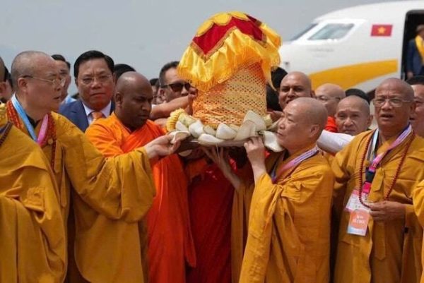 Lộ trình cung rước xá lợi Đức Phật về chùa Tam Chúc