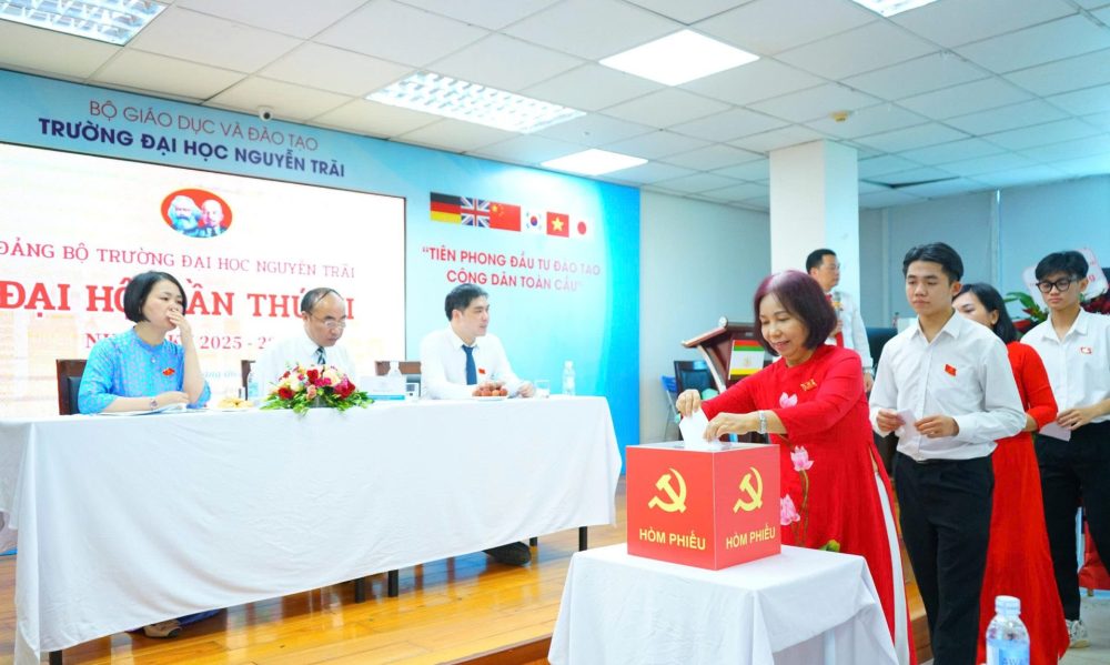 Đại hội Đảng bộ Trường Đại học Nguyễn Trãi nhiệm kỳ 2025-2030: Dấu mốc mới, tầm nhìn mới Đại hội Đảng bộ Trường Đại học Nguyễn Trãi nhiệm kỳ 2025-2030: Dấu mốc mới, tầm nhìn mới