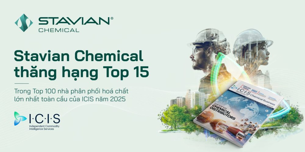 Stavian Hóa chất thăng hạng Top 15 trong 100 nhà phân phố hóa chất lớn nhất toàn cầu Stavian Hóa chất thăng hạng Top 15 trong 100 nhà phân phố hóa chất lớn nhất toàn cầu