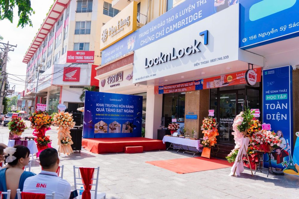 Khai trương cửa hàng mới tại Vinh, LocknLock tung ưu đãi “khủng” Khai trương cửa hàng mới tại Vinh, LocknLock tung ưu đãi “khủng”