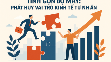 Tinh gọn bộ máy: Phát huy vai trò kinh tế tư nhân