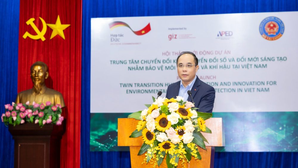 Khởi động Dự án “Trung tâm Chuyển đổi kép – Chuyển đổi số và Đổi mới sáng tạo nhằm bảo vệ môi trường và khí hậu tại Việt Nam” Khởi động Dự án “Trung tâm Chuyển đổi kép – Chuyển đổi số và Đổi mới sáng tạo nhằm bảo vệ môi trường và khí hậu tại Việt Nam”
