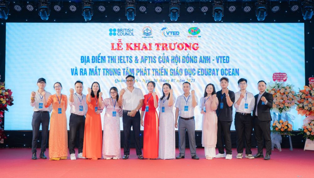 Khai trương địa điểm thi IELTS và APTIS tại Trung tâm Phát triển Giáo dục EduBay Ocean