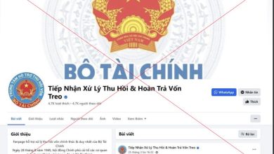 Cảnh báo giả mạo Cổng thông tin điện tử Bộ Tài chính để lừa đảo