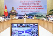Thủ tướng chủ trì Hội nghị về các công trình, dự án đường sắt
