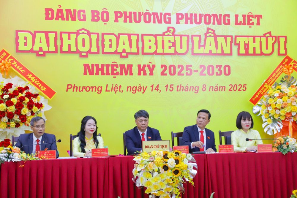 Đại hội đại biểu Đảng bộ phường Phương Liệt lần thứ I: quyết tâm thúc đẩy tăng trưởng kinh tế bền vững Đại hội đại biểu Đảng bộ phường Phương Liệt lần thứ I: quyết tâm thúc đẩy tăng trưởng kinh tế bền vững