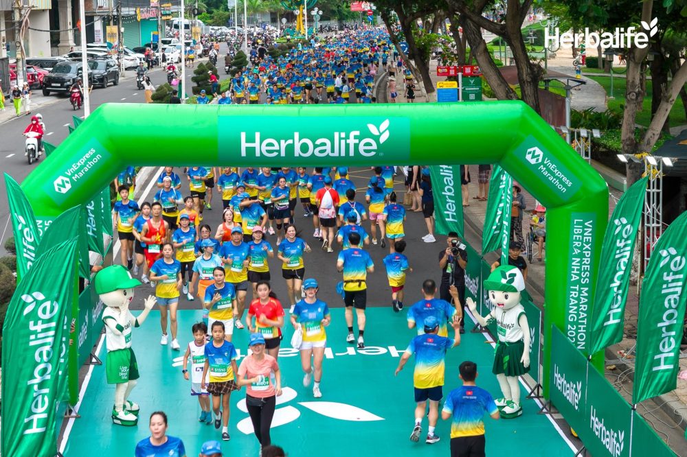 Herbalife Việt Nam đồng hành cùng giải chạy VnExpress Marathon Nha Trang năm thứ tư liên tiếp