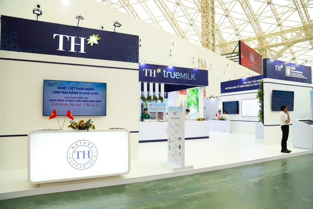 Trải nghiệm khu trưng bày của Tập đoàn TH tại Triển lãm 80 năm 