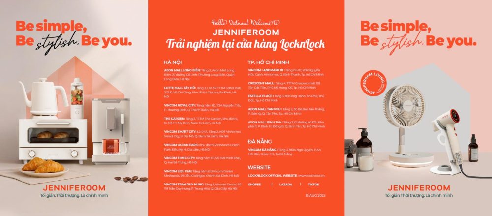 Thương hiệu Jenniferoom chính thức gia nhập thị trường Việt Nam Thương hiệu Jenniferoom chính thức gia nhập thị trường Việt Nam