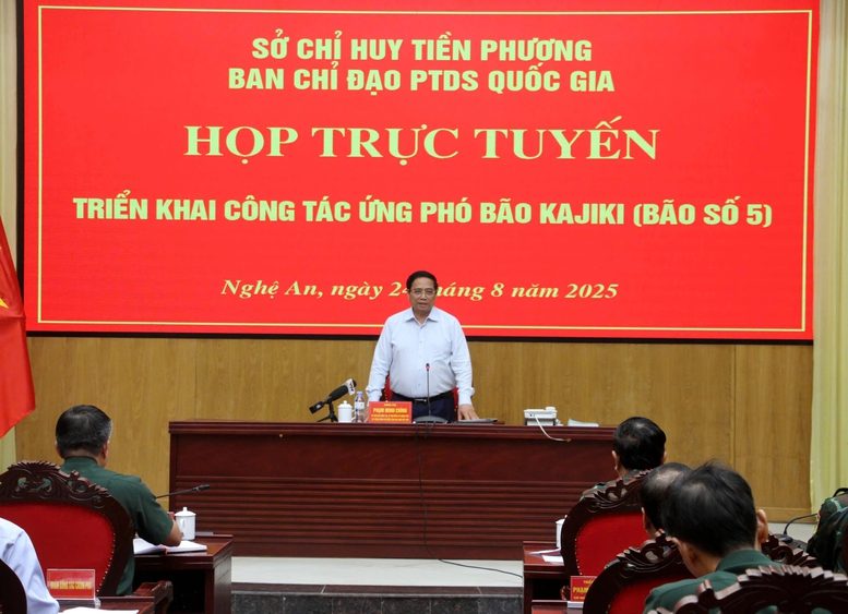 Thủ tướng họp khẩn ứng phó bão số 5: Bảo vệ tính mạng nhân dân là mục tiêu cao nhất Thủ tướng họp khẩn ứng phó bão số 5: Bảo vệ tính mạng nhân dân là mục tiêu cao nhất