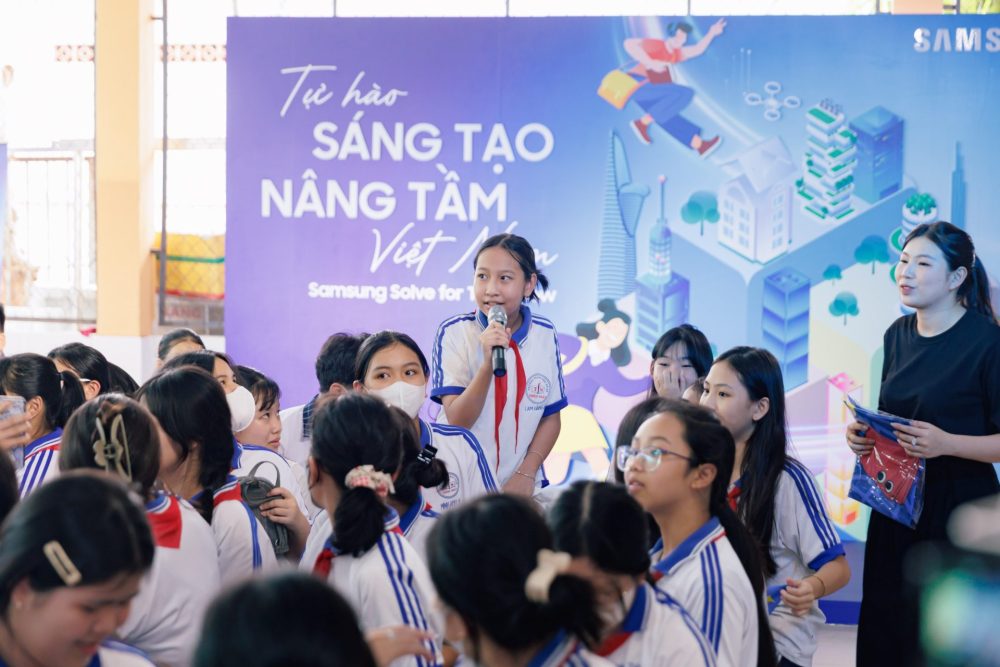Samsung Solve for Tomorrow 2025 triển khai chuỗi School Tour tại Cần Thơ và Tây Ninh Samsung Solve for Tomorrow 2025 triển khai chuỗi School Tour tại Cần Thơ và Tây Ninh