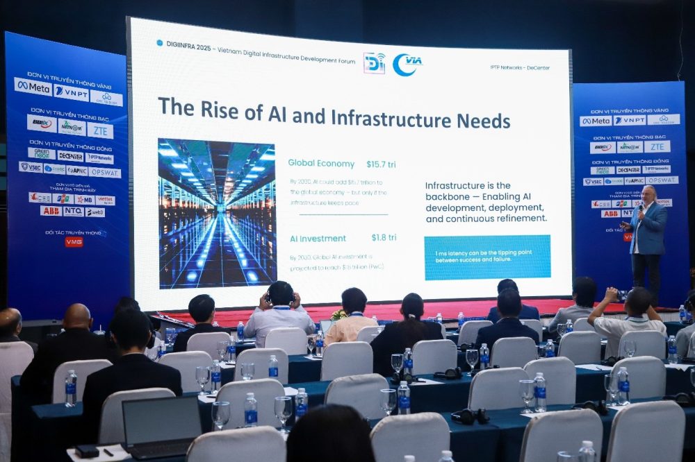 Diễn đàn Phát triển hạ tầng số Việt Nam 2025: Thúc đẩy phát triển hạ tầng số hiện đại trong các lĩnh vực trọng điểm Diễn đàn Phát triển hạ tầng số Việt Nam 2025: Thúc đẩy phát triển hạ tầng số hiện đại trong các lĩnh vực trọng điểm