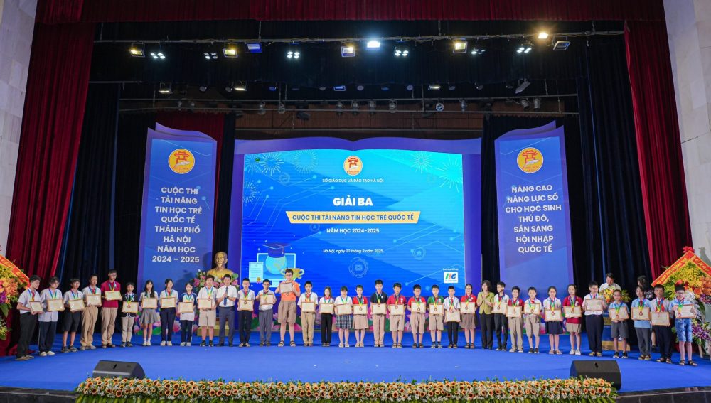 Tổng kết Cuộc thi Tài năng Tin học trẻ Quốc tế Thành phố Hà Nội năm học 2024 – 2025 Tổng kết Cuộc thi Tài năng Tin học trẻ Quốc tế Thành phố Hà Nội năm học 2024 – 2025