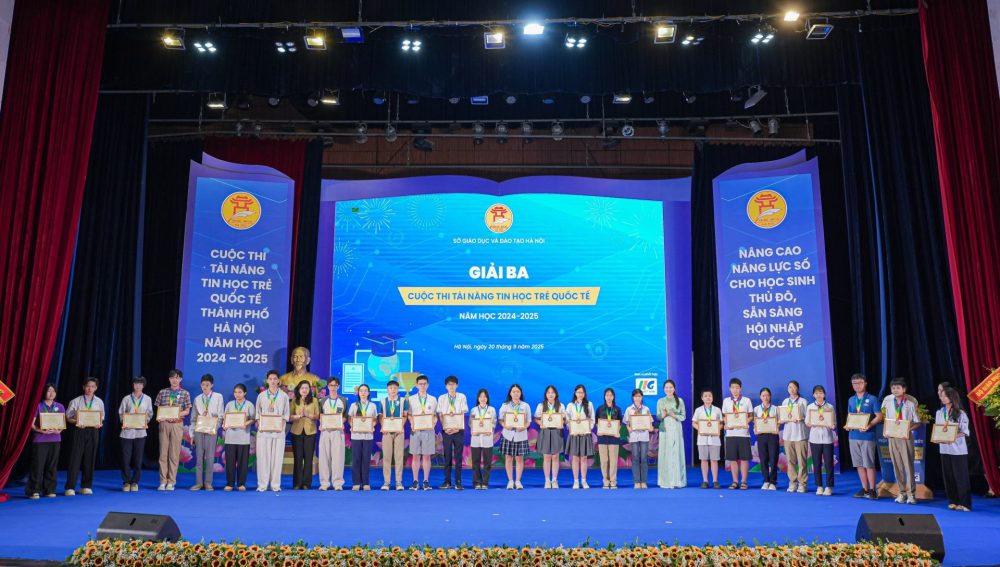 Tổng kết Cuộc thi Tài năng Tin học trẻ Quốc tế Thành phố Hà Nội năm học 2024 – 2025 Tổng kết Cuộc thi Tài năng Tin học trẻ Quốc tế Thành phố Hà Nội năm học 2024 – 2025