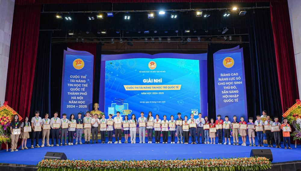 Tổng kết Cuộc thi Tài năng Tin học trẻ Quốc tế Thành phố Hà Nội năm học 2024 – 2025 Tổng kết Cuộc thi Tài năng Tin học trẻ Quốc tế Thành phố Hà Nội năm học 2024 – 2025
