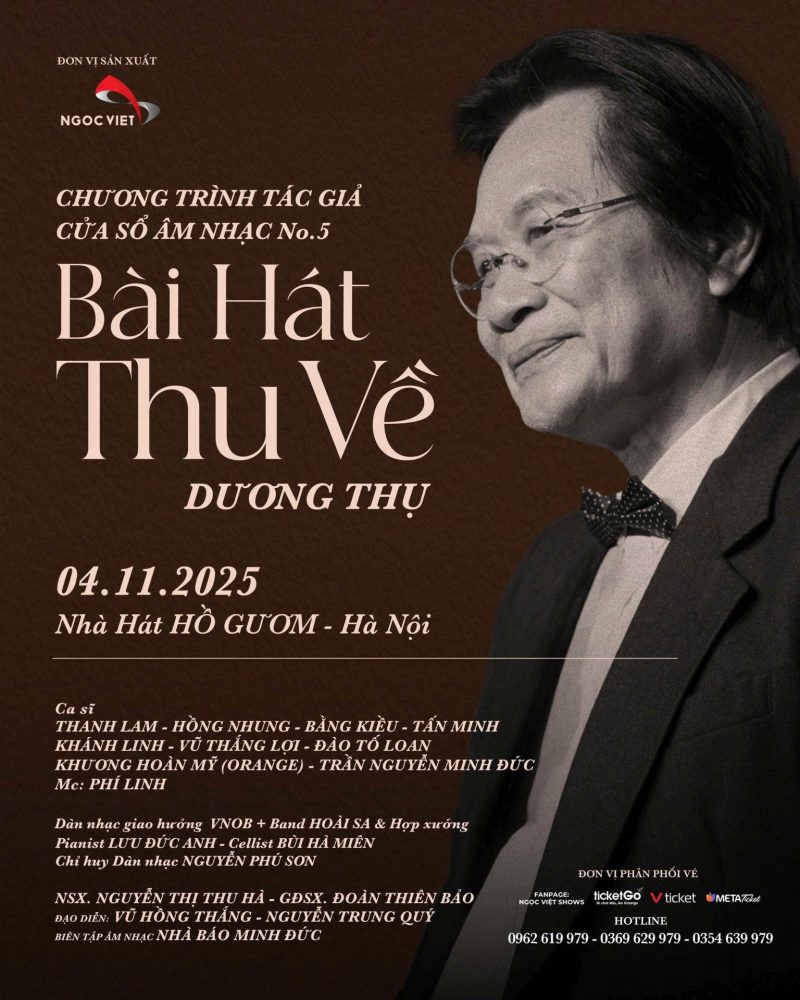 Nhạc sĩ Dương Thụ mở “cửa sổ” ký ức với live concert “Bài hát Thu về” Nhạc sĩ Dương Thụ mở “cửa sổ” ký ức với live concert “Bài hát Thu về”