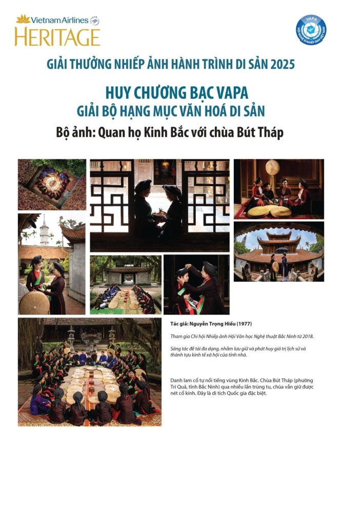 Trao giải và khai mạc triển lãm Giải thưởng nhiếp ảnh Heritage – Hành trình Di sản 2025